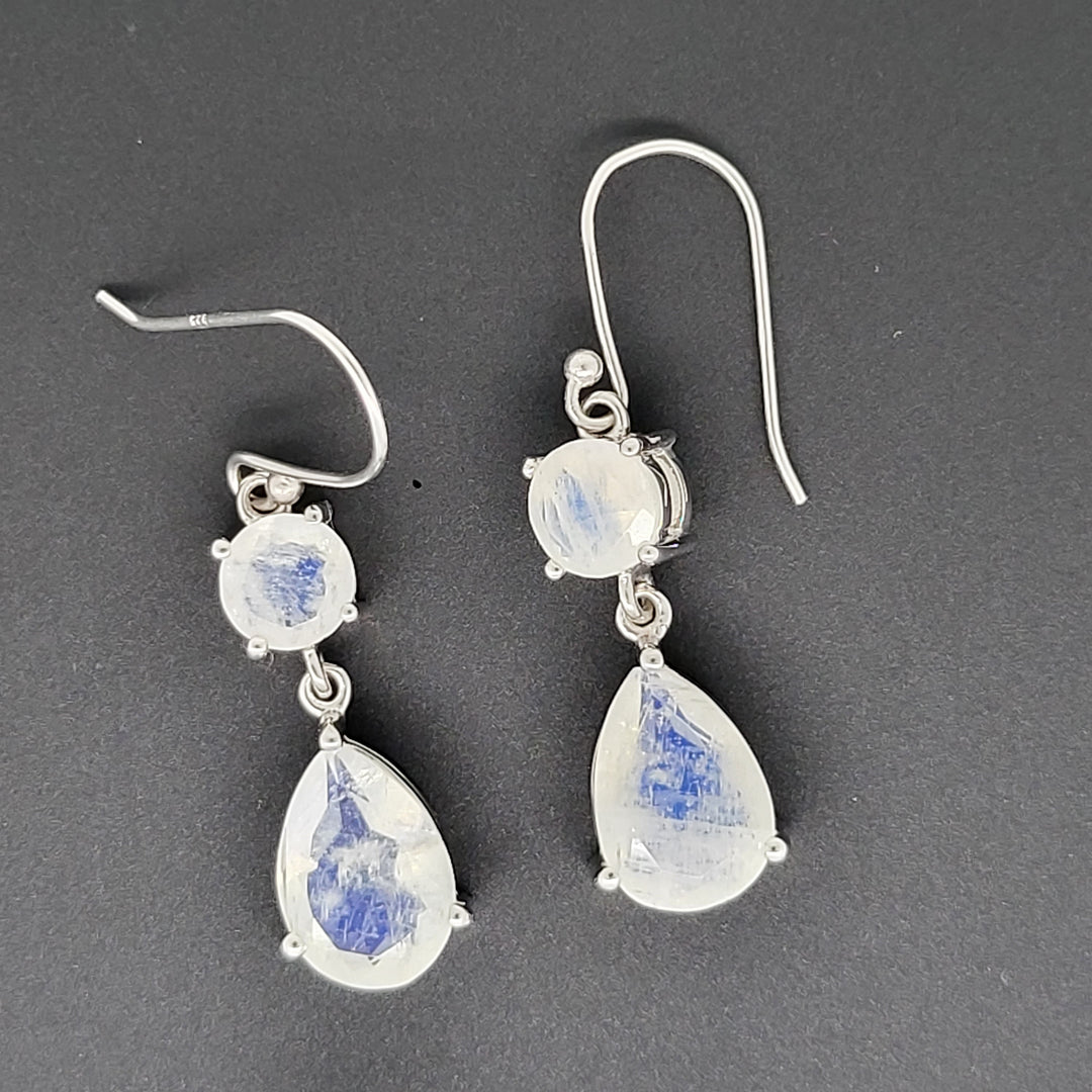 Moonstone 925 Sterling Silver Earrings