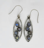 Load image into Gallery viewer, Labradorite 925 Sterling Silver Earrings
