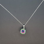 Load image into Gallery viewer, Mystic Topaz Necklace - 925 Sterling Silver
