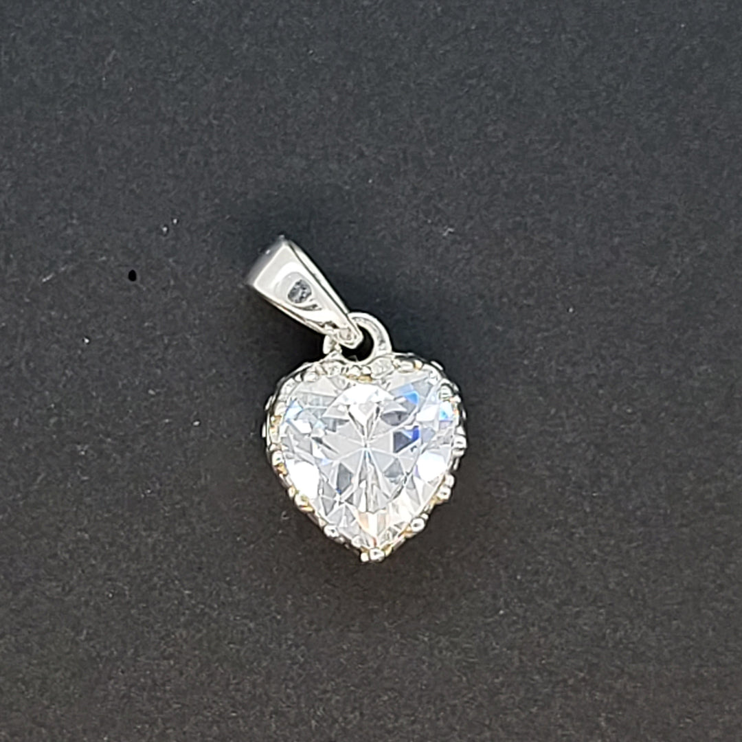 Cubic Zirconia 925 Sterling Silver Pendant