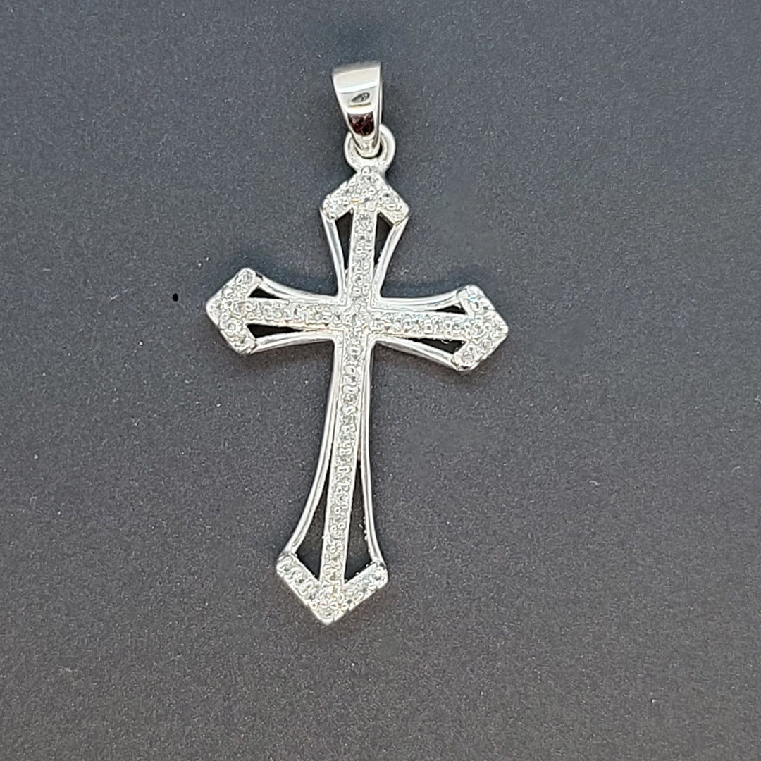 Cubic Zirconia 925 Sterling Silver Pendant