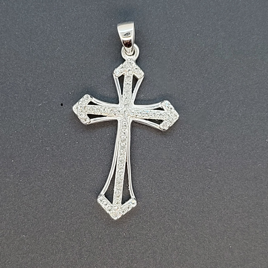 Cubic Zirconia 925 Sterling Silver Pendant
