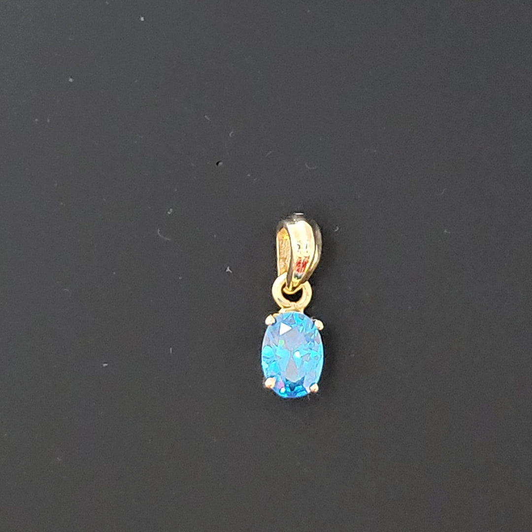 London Blue Topaz 925 Sterling Silver Pendant