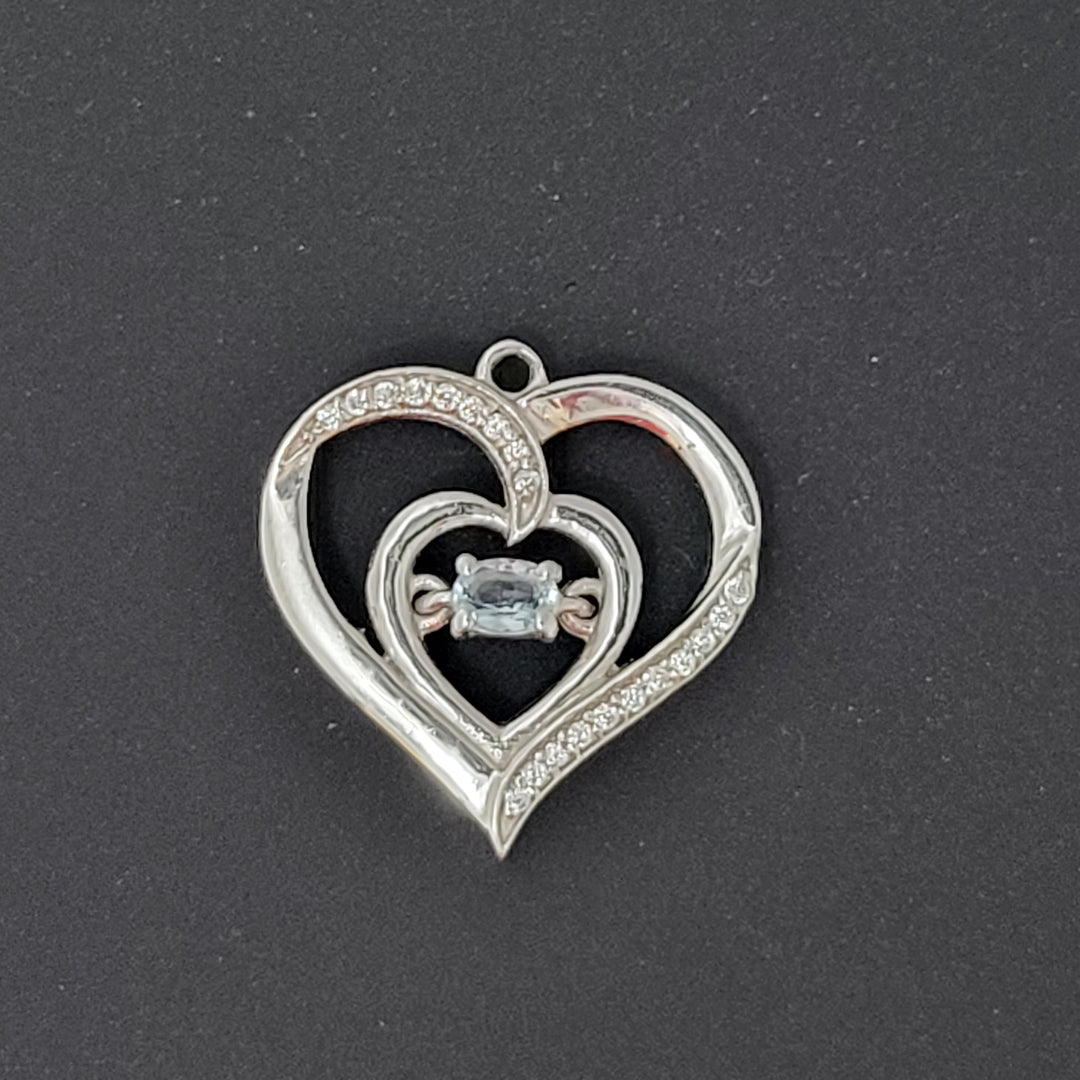 London Blue Topaz 925 Sterling Silver Pendant