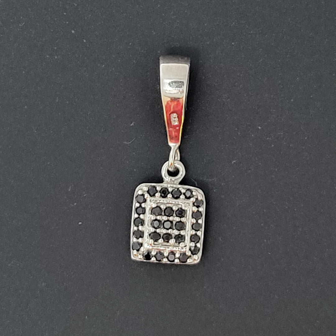 Black Spinel 925 Sterling Silver Pendant