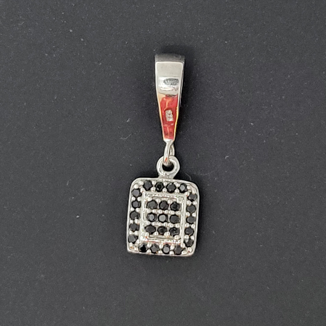 Black Spinel 925 Sterling Silver Pendant