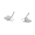 Load image into Gallery viewer, Lia Silver Wings Earrings
