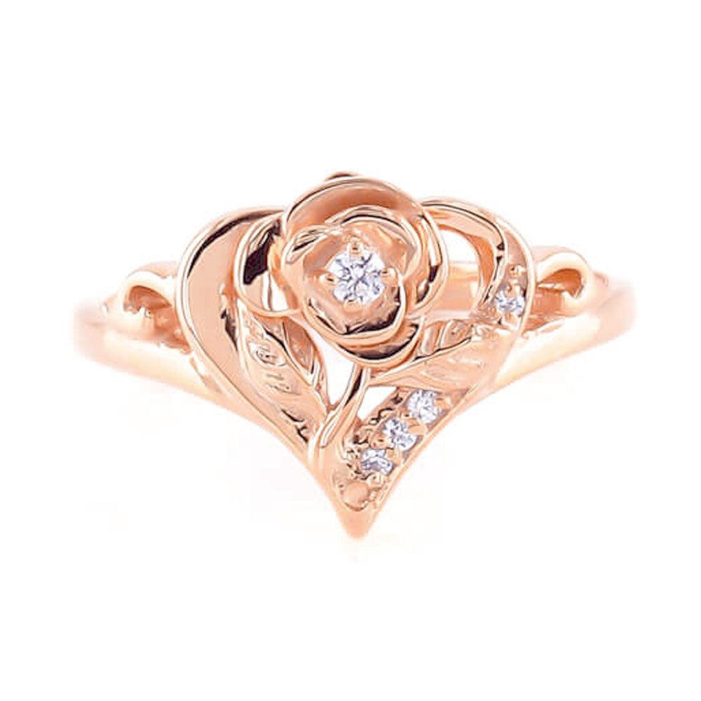 Molly Silver Rose Ring