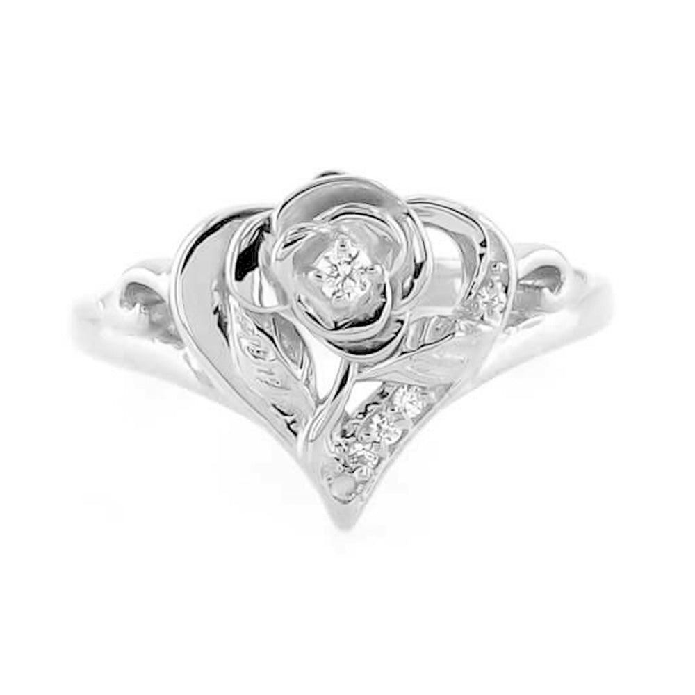 Molly Silver Rose Ring