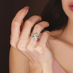 Load image into Gallery viewer, Molly Silver Rose Ring
