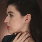 Load image into Gallery viewer, Lia Silver Wings Earrings
