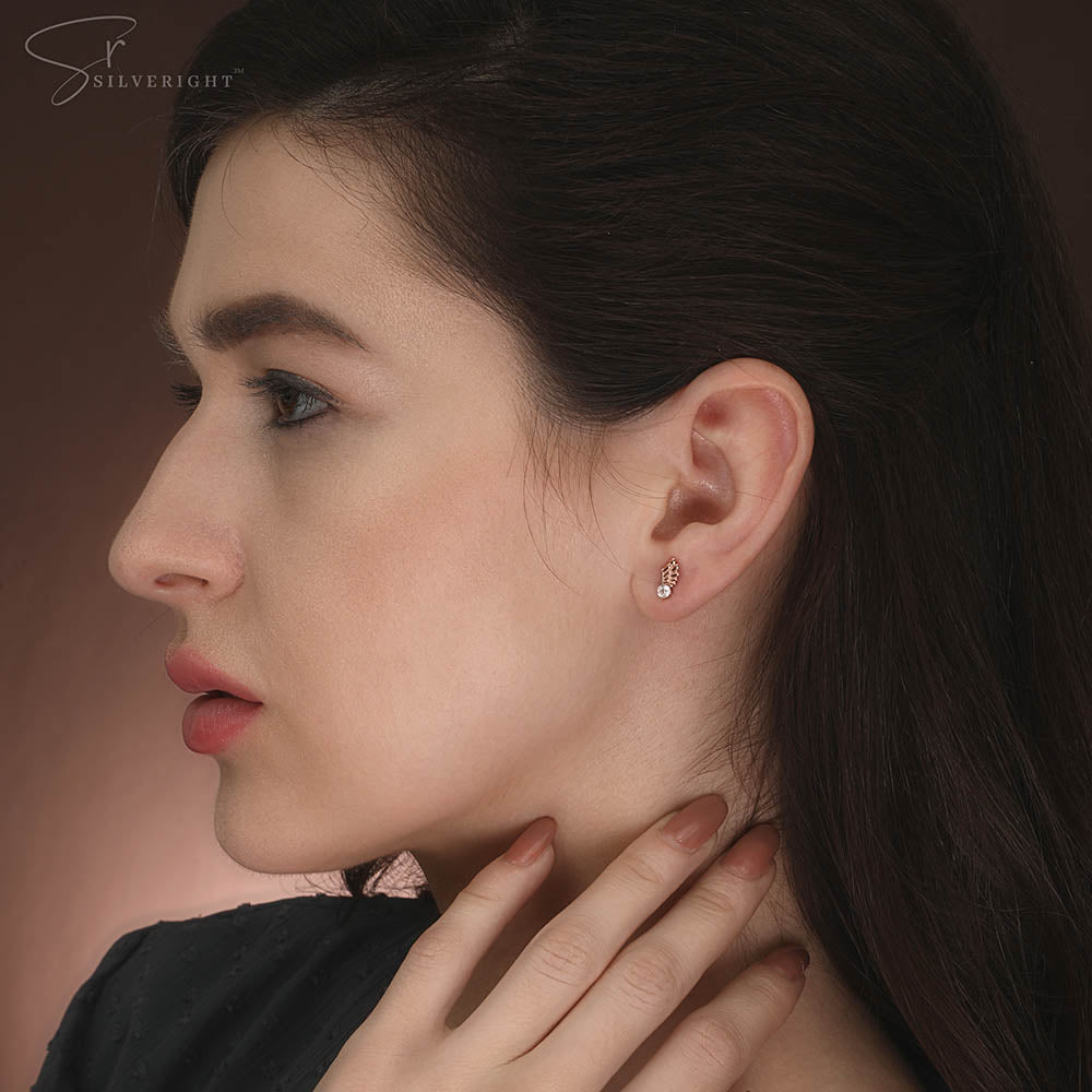 Lia Silver Wings Earrings
