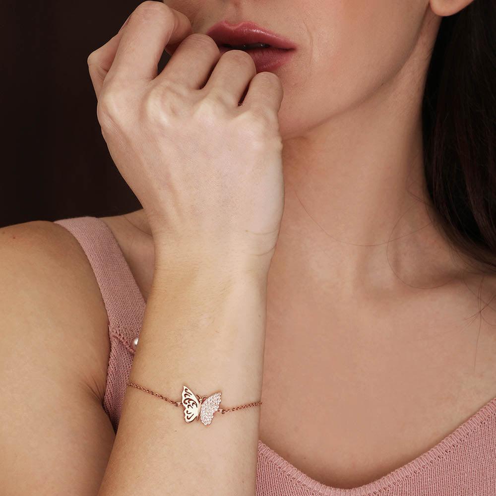 Salehe Silver Butterfly Bracelet