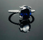 Load image into Gallery viewer, Amethyst Ring - 925 Sterling Silver
