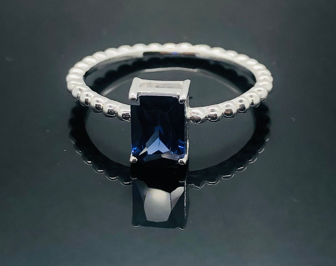 Amethyst Ring - 925 Sterling Silver