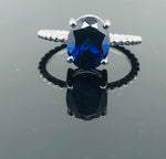 Load image into Gallery viewer, Amethyst Ring - 925 Sterling Silver
