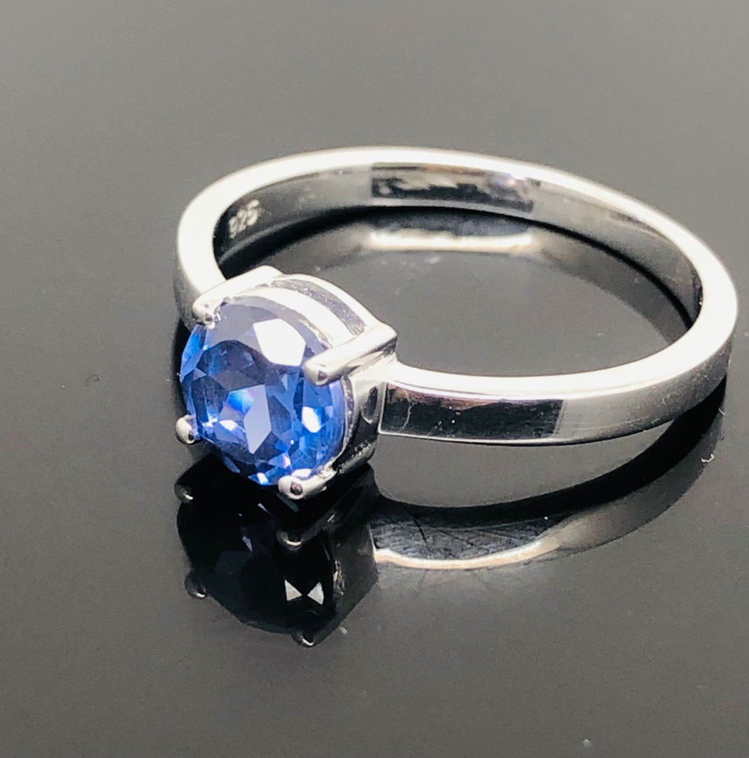 Amethyst Ring - 925 Sterling Silver
