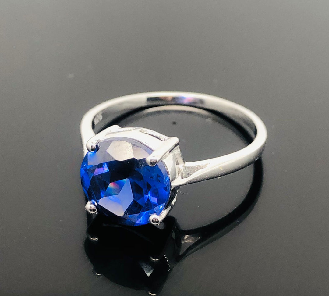 Amethyst Ring - 925 Sterling Silver