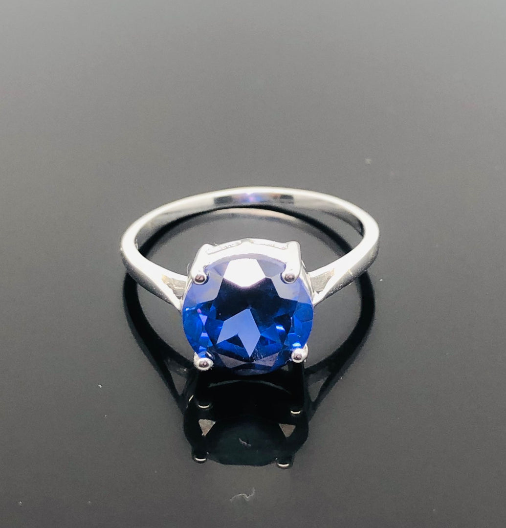Amethyst Ring - 925 Sterling Silver
